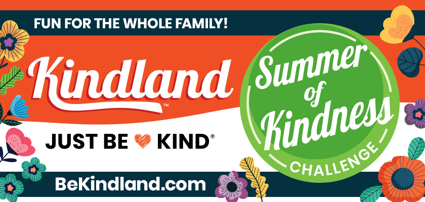 Kindland Summer of Kindness Orange & White Logo