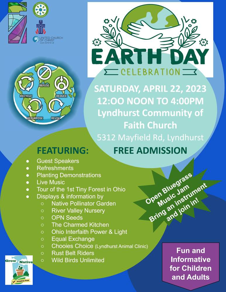 Lyndhurst Community of Faith Church Earth Day Celebration The City of