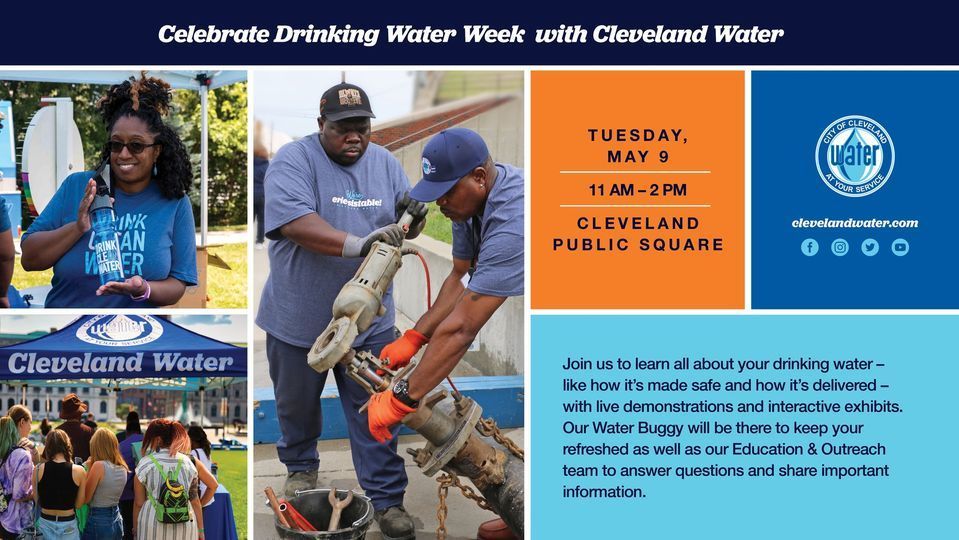 Cleveland Water Week ad with event info